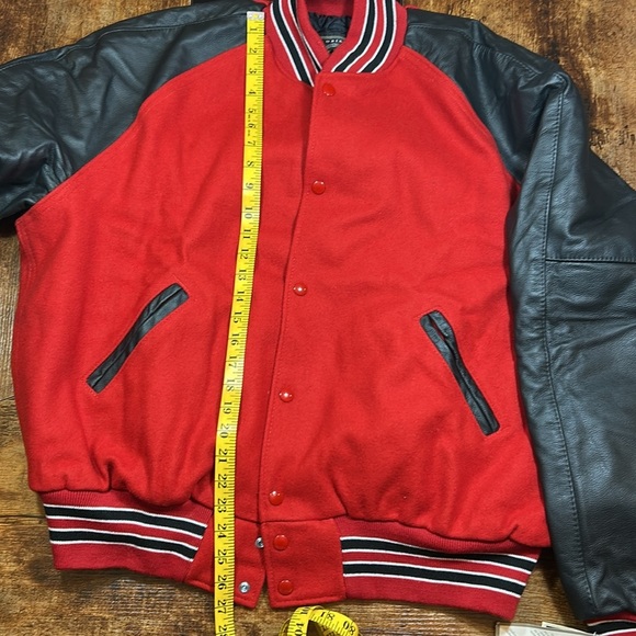 Red and Black Varsity Letterman Jacket NWT - Picture 1 of 7